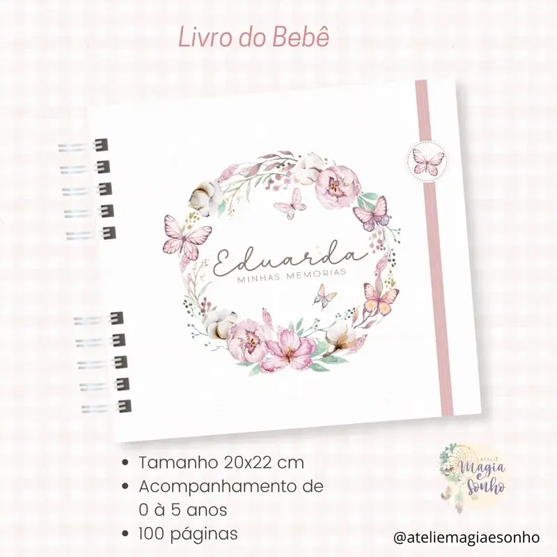 Livro do Bebê - Temas Floral